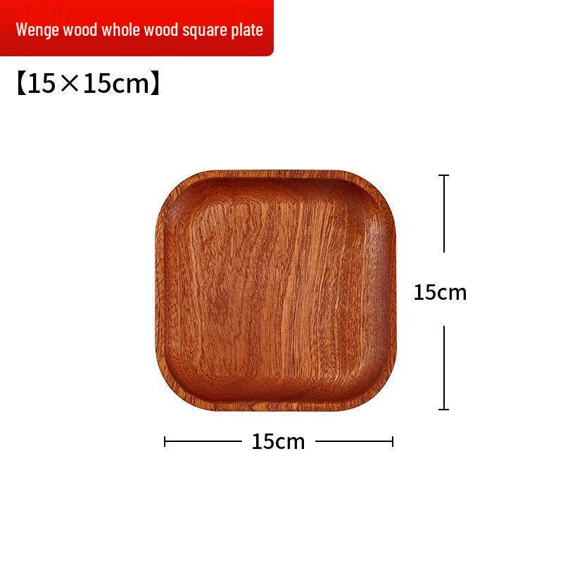 Ретро квадратный поднос из венге