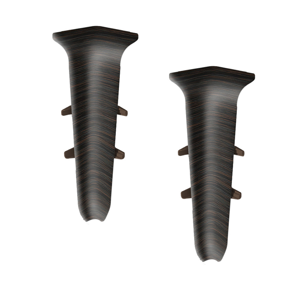 Угол внутренний Деконика 70 мм венге темный Г-профиль (2 шт.)