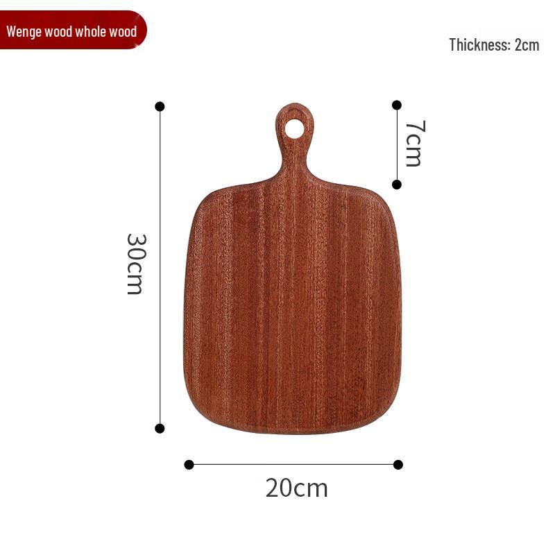 Обеденная тарелка из дерева венге