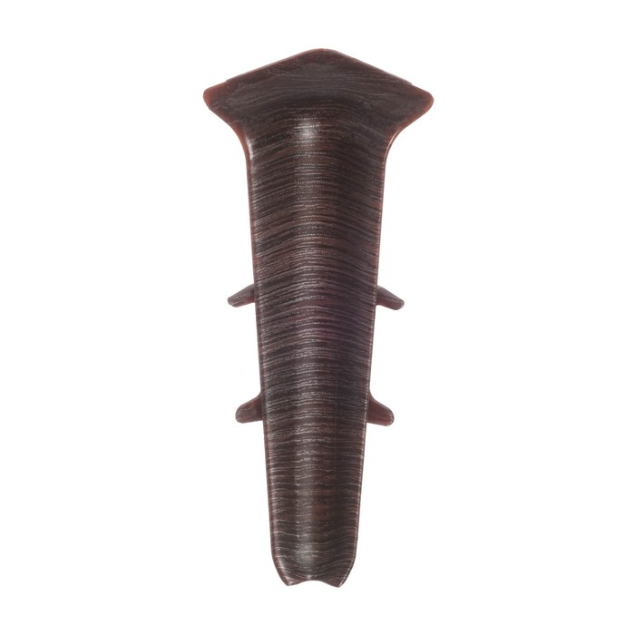 Угол внутренний для плинтуса «Деконика», 85 мм, цвет 303 венге темный