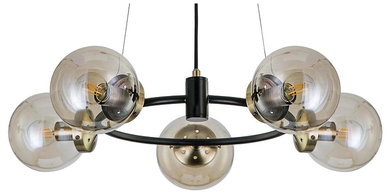 Люстра Citilux Планета CL105155 цвет черный