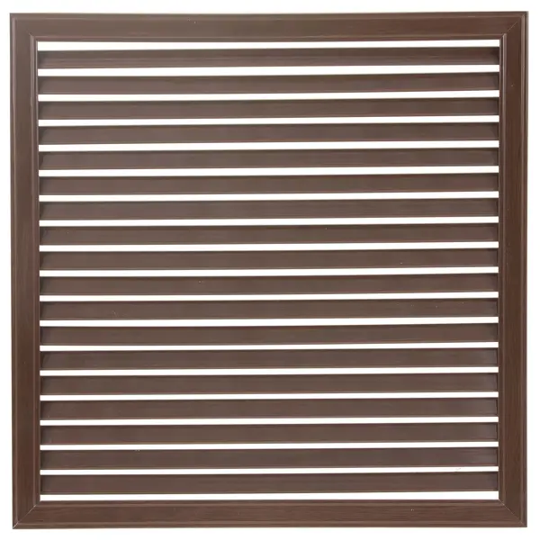 Экран для радиатора 60x60 см ПВХ цвет венге