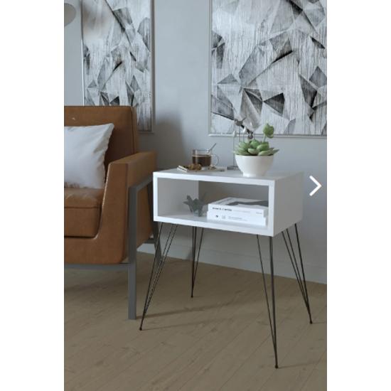 Приставной столик Elite - белый