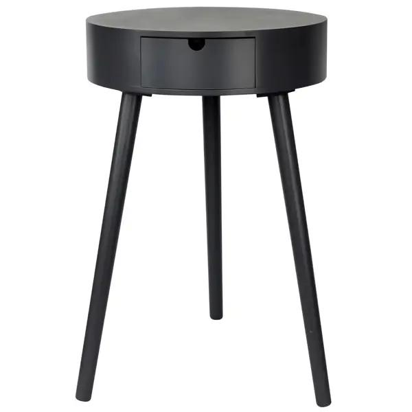 Столик приставной 40x40x61 см черный